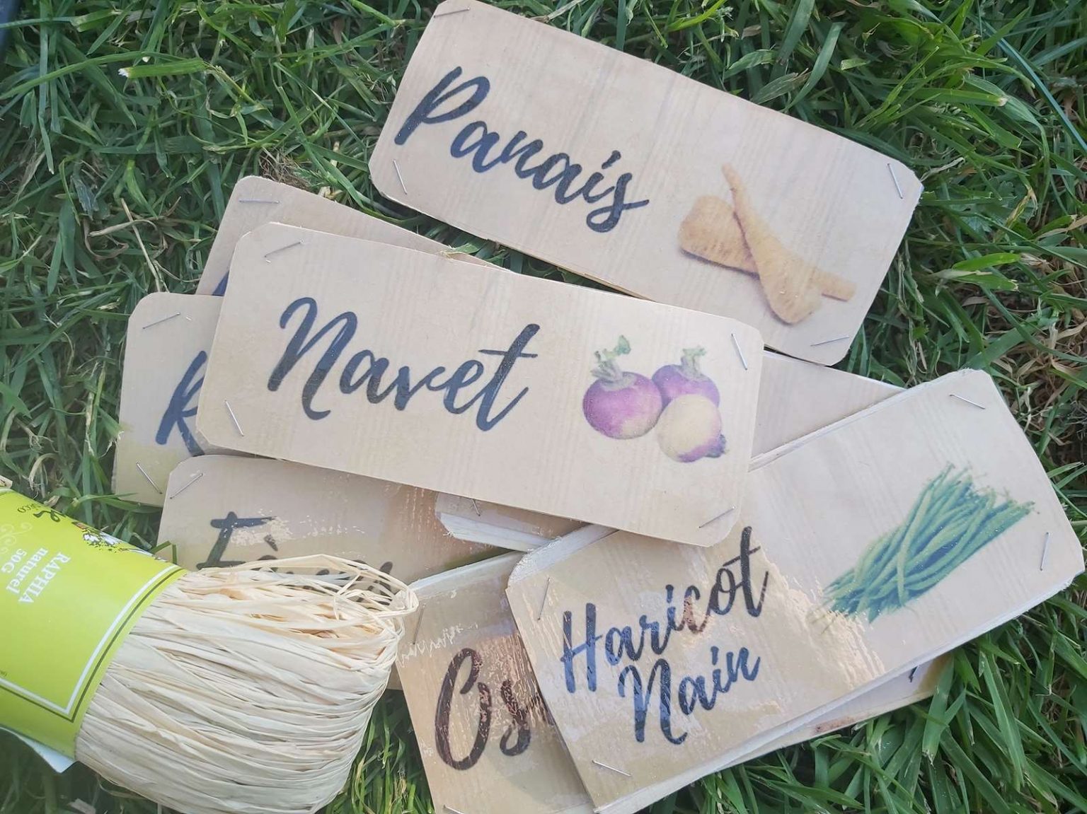Faire ses étiquettes Home Made pour le potager + printable UNE MINUTE